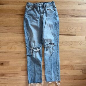 Madewell The High-Rise slim boyjean Blue Denim Jeans size 26